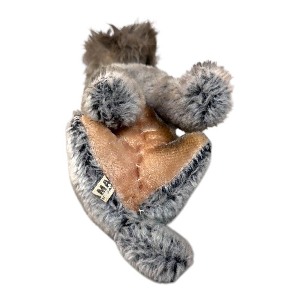 Vintage 1968 Kamar Japan Schnauzer Plush Dog Gray Stuffed Animal Retro Puppy - Picture 8 of 9